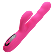 Pretty Love - Winters - Rabbit Vibrator met Golf Beweging en LED Display - Roze-Erotiekvoordeel.nl