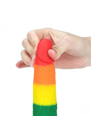 LoveToy - Rainbow Pride Dildo - 18.5 cm-Erotiekvoordeel.nl
