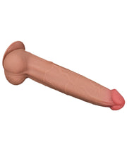 LoveToy - Sliding Skin Dildo - Lengte 34 cm - Lichte Huidskleur-Erotiekvoordeel.nl