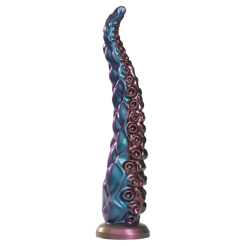 Power Monsters - Maelstrom Beastlord - Tentakel Dildo - Blauw/Paars/Goud-Erotiekvoordeel.nl