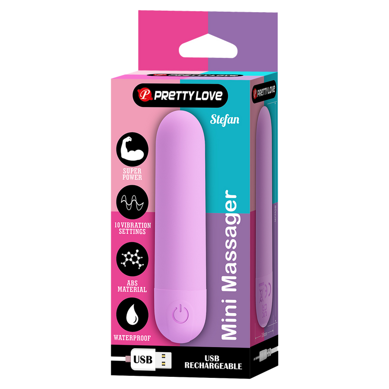 Pretty Love - Stefan - Mini Bullet Vibrator - Lila-Erotiekvoordeel.nl