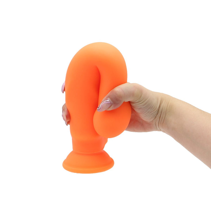 Chisa - DeLuxe Pure Nature Neo Colours - Siliconen Dildo - 26.5 x 5.1 cm - Paars-Erotiekvoordeel.nl