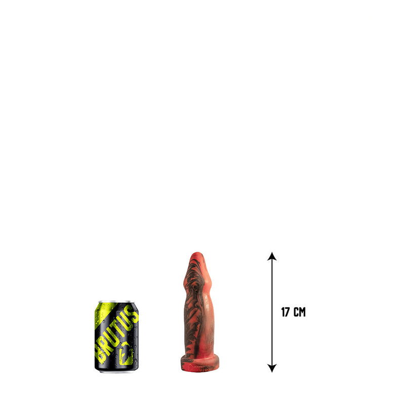 Brutus Nightmare - Missile - Vac-U-Lock Buttplug - Siliconen - Rood/Zwart-Erotiekvoordeel.nl