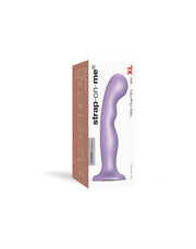 Strap-On-Me - Dildo Plug Curvy - Metallic Paars-Erotiekvoordeel.nl