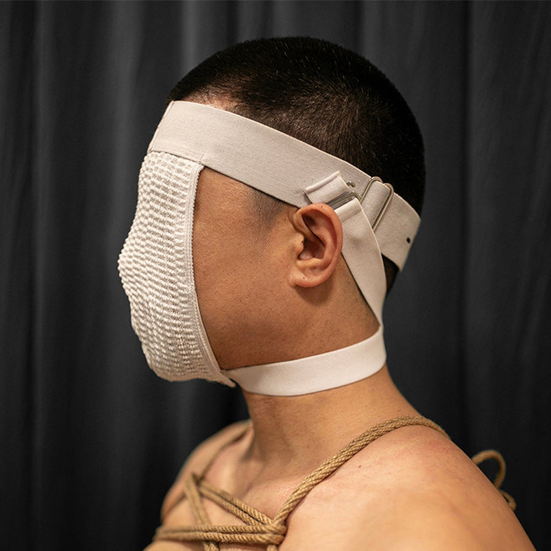 The Noblest - Dual Mode Masker en Jockstrap - 2 in 1 - Jockstrap - Wit