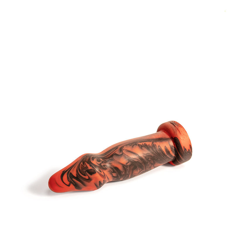 Brutus Nightmare - Missile - Vac-U-Lock Buttplug - Siliconen - Rood/Zwart-Erotiekvoordeel.nl