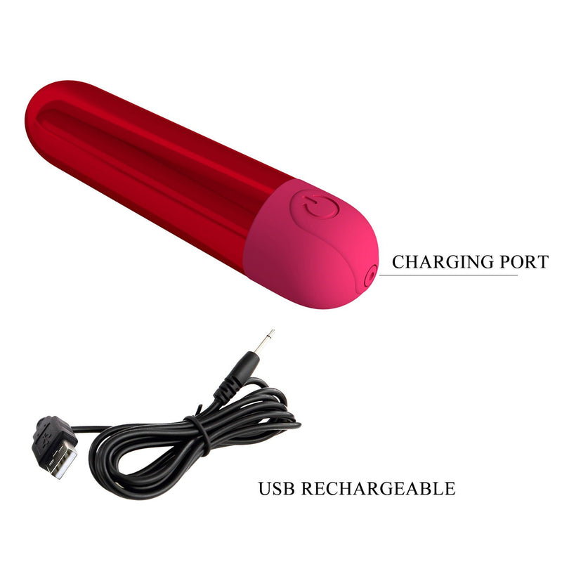 Pretty Love - Kiwi - Bullet Vibrator - Rood-Erotiekvoordeel.nl