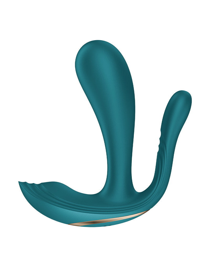 Satisfyer - Battery Series - Top Secret+ - G-Spot Vibrator - Flessengroen-Erotiekvoordeel.nl