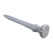Power Monsters - Basilisk - Taps Toelopende Fantasie Dildo - Grijs-Erotiekvoordeel.nl