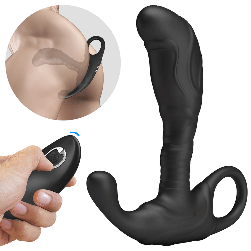 Mr. Play - Super Power - Prostaatstimulator met Afstandsbediening - Zwart-Erotiekvoordeel.nl