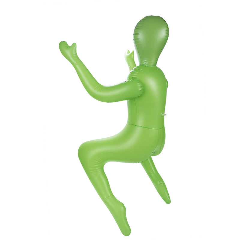 To Infinity - Opblaaspop Alien Vrouw met Drie Borsten - Groen-Erotiekvoordeel.nl