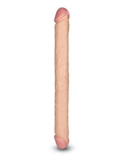 LoveToy - Kingsize Slim Ultra Dubbele Dildo 45 cm - Lichte Huidskleur-Erotiekvoordeel.nl