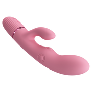 Pretty Love - Zach - Rabbit Vibrator met Vierzijdige Klopfunctie - Roze-Erotiekvoordeel.nl