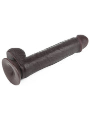 LoveToy - Dildo Met Sliding Skin Technologie - 21 x 4.5 cm - Bruin-Erotiekvoordeel.nl