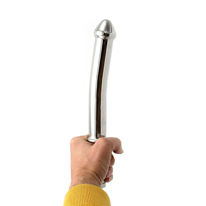 Kiotos - Mega Dildo - Licht Gebogen - RVS-Erotiekvoordeel.nl