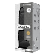 XXXSILEXD - Realistische XXL Dildo - Model 1 - 38 cm - Zwart-Erotiekvoordeel.nl