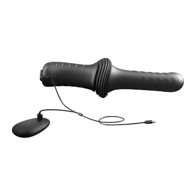 Dorcel - Deep Orgasm - Stotende Vibrator - Verwarmend - Met Zuignap - Zwart-Erotiekvoordeel.nl