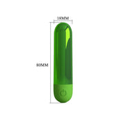 Pretty Love - Kiwi - Bullet Vibrator - Groen-Erotiekvoordeel.nl