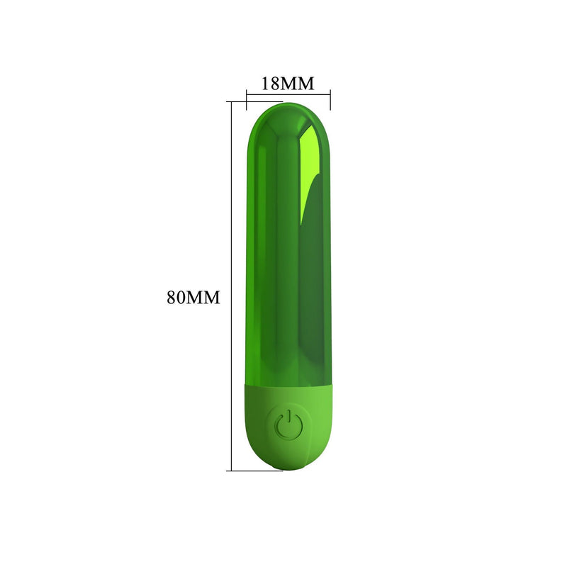 Pretty Love - Kiwi - Bullet Vibrator - Groen-Erotiekvoordeel.nl