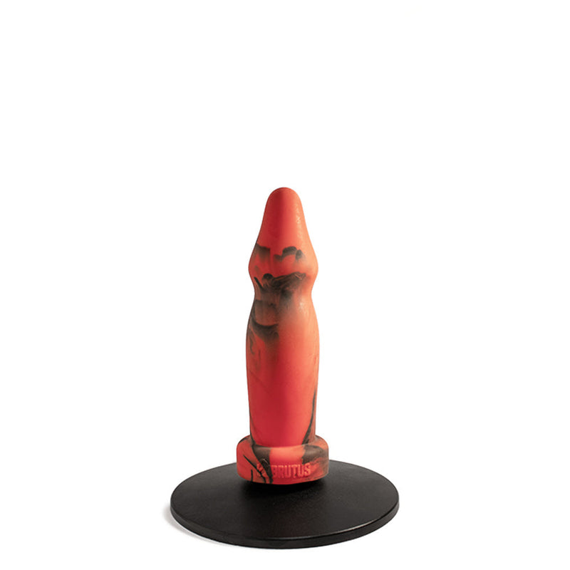 Brutus Nightmare - Missile - Vac-U-Lock Buttplug - Siliconen - Rood/Zwart-Erotiekvoordeel.nl