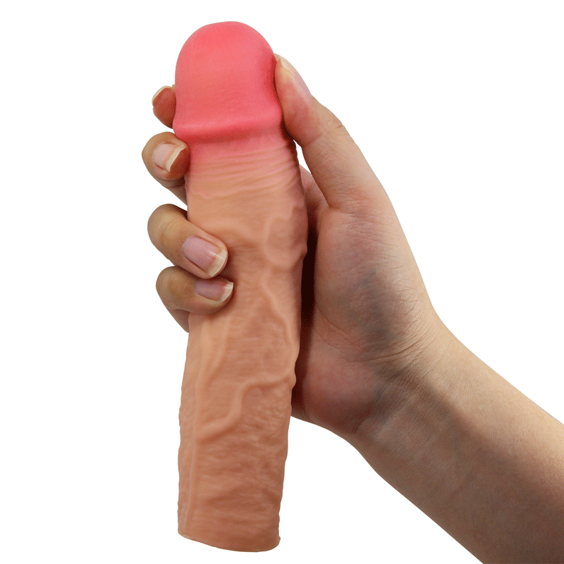Pretty Love - Stevenson - Realistische Penis Sleeve - 205 mm - Lichte Huidskleur-Erotiekvoordeel.nl