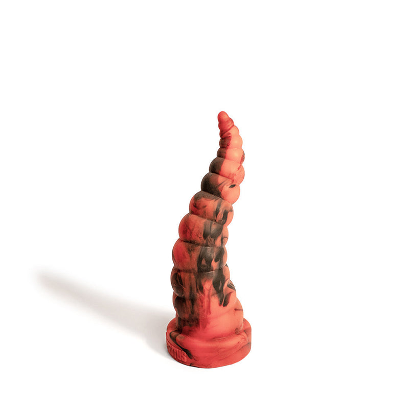 Brutus Nightmare - Horny - Vac-U-Lock Buttplug - Siliconen - Rood/Zwart-Erotiekvoordeel.nl