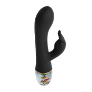 LOVISS - Flora Garden Rabbit Vibrator – Zwart-Erotiekvoordeel.nl