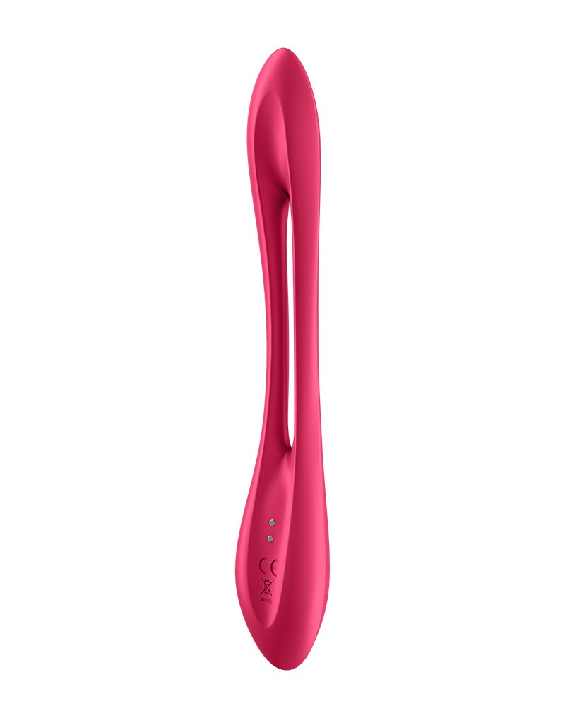 Satisfyer - Elastic Game - Multifunctionele Buigbare Vibrator - Rood-Erotiekvoordeel.nl