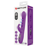 Pretty Love - Sabien - Rabbit Vibrator met LED Display - Paars-Erotiekvoordeel.nl