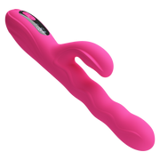 Pretty Love - Winters - Rabbit Vibrator met Golf Beweging en LED Display - Roze-Erotiekvoordeel.nl