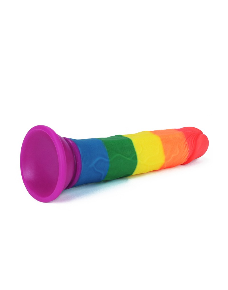LoveToy - Rainbow Pride Dildo - 18.5 cm-Erotiekvoordeel.nl