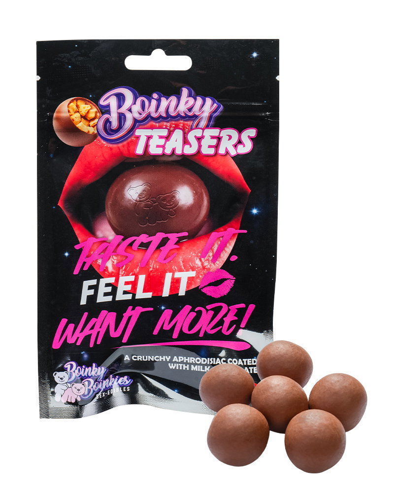 Boinky - Teasers - Erotische Melkchocolade Balletjes met knapperige stukjes-Erotiekvoordeel.nl