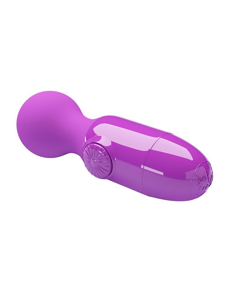 Pretty Love - Little Cute- Mini Wand Vibrator - Paars-Erotiekvoordeel.nl