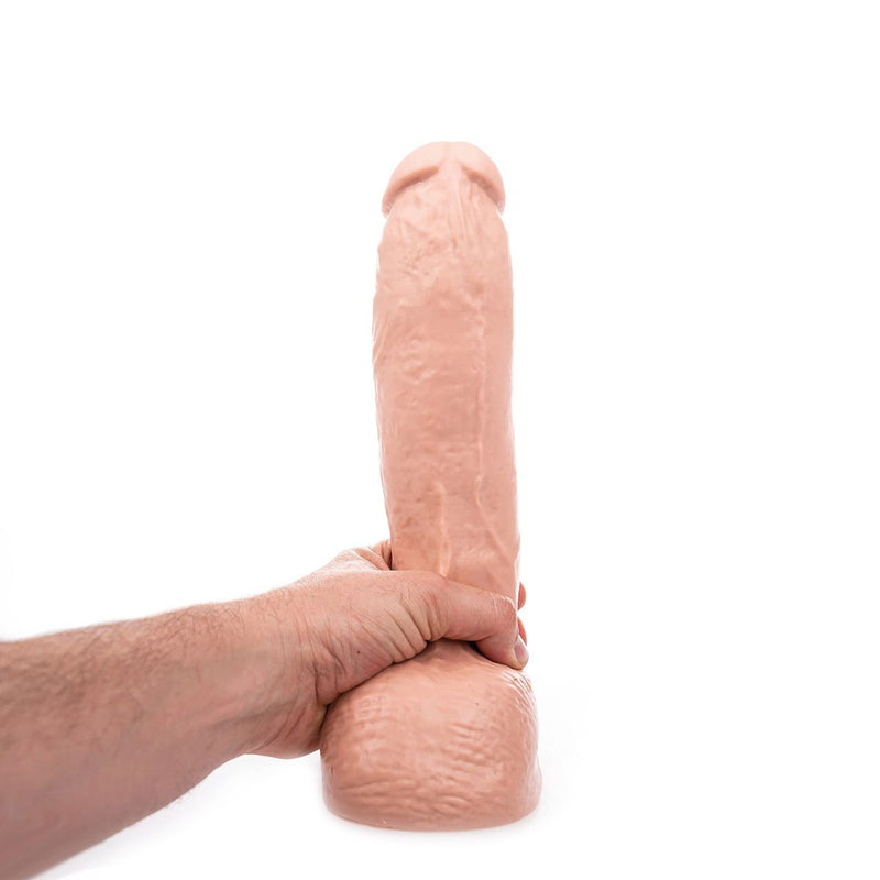 HUNG System - Jay - Dildo - Met Vac-U-Lock - Large - Lichte Huidskleur-Erotiekvoordeel.nl