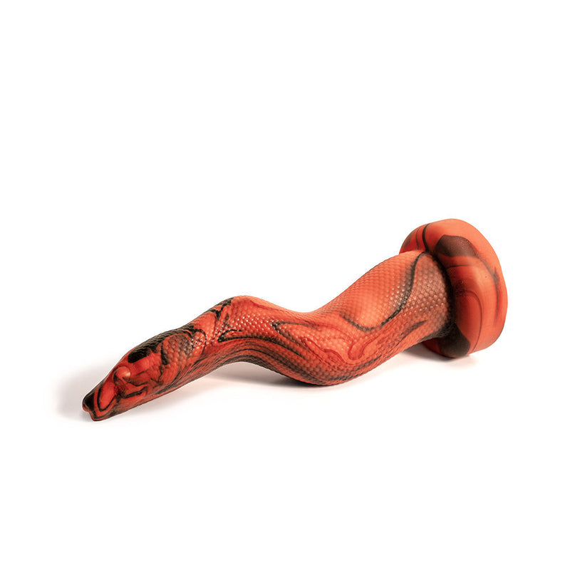 Brutus Nightmare - Asssss Sneek - Extra Lange Anaal Dildo met Vac-U-Lock - Rood/Zwart-Erotiekvoordeel.nl