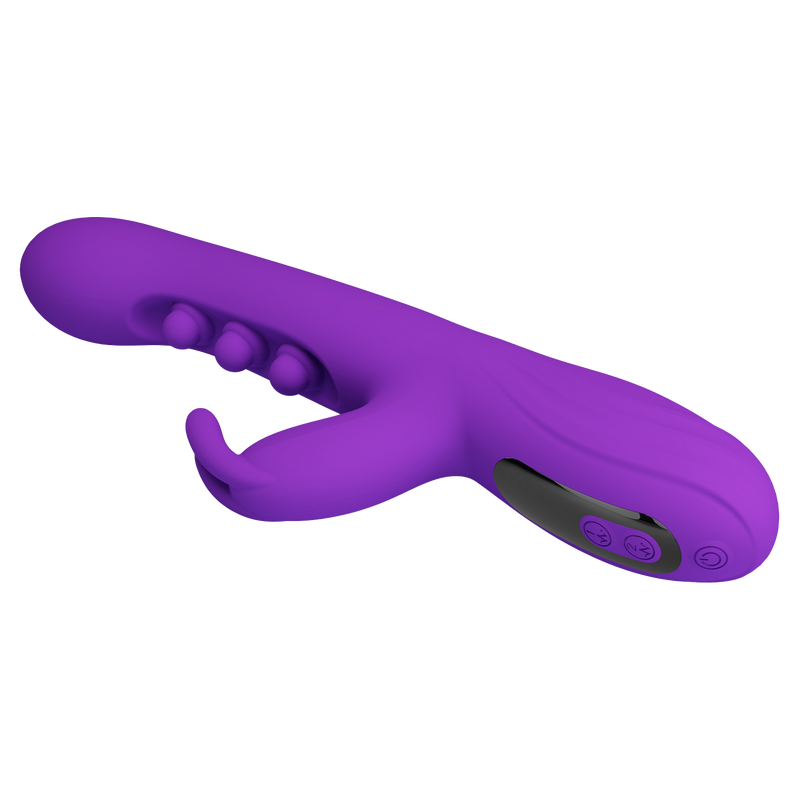 Pretty Love - Sabien - Rabbit Vibrator met LED Display - Paars-Erotiekvoordeel.nl