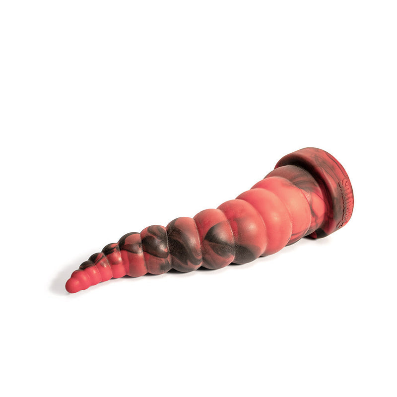 Brutus Nightmare - Horny - Vac-U-Lock Buttplug - Siliconen - Rood/Zwart-Erotiekvoordeel.nl