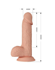 Pretty Love - Catoblepas - Realistische Dildo - 20.6 x 4.4 cm - Lichte Huidskleur-Erotiekvoordeel.nl