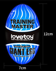 LoveToy - Giant Egg - Masturbator Ei - Blauw-Erotiekvoordeel.nl