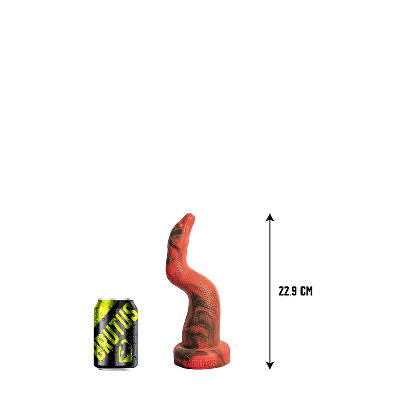 Brutus Nightmare - Asssss Sneek - Extra Lange Anaal Dildo met Vac-U-Lock - Rood/Zwart-Erotiekvoordeel.nl