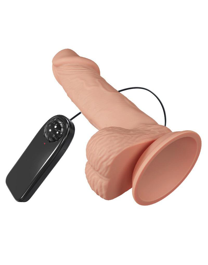 Pretty Love - Zebulon - Realistische Vibrerende Dildo - Lichte Huidskleur - Met afstandsbediening-Erotiekvoordeel.nl