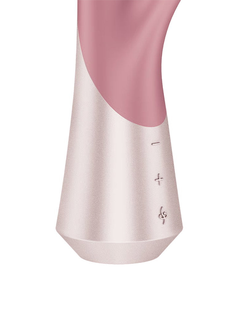 Satisfyer - Pearl Bunny 1 - Roterende Rabbit Vibrator - Dusty Rose-Erotiekvoordeel.nl