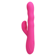 Pretty Love - Winters - Rabbit Vibrator met Golf Beweging en LED Display - Roze-Erotiekvoordeel.nl
