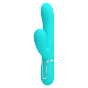 Pretty Love - Maviana - Rabbit Vibrator - Turquoise-Erotiekvoordeel.nl