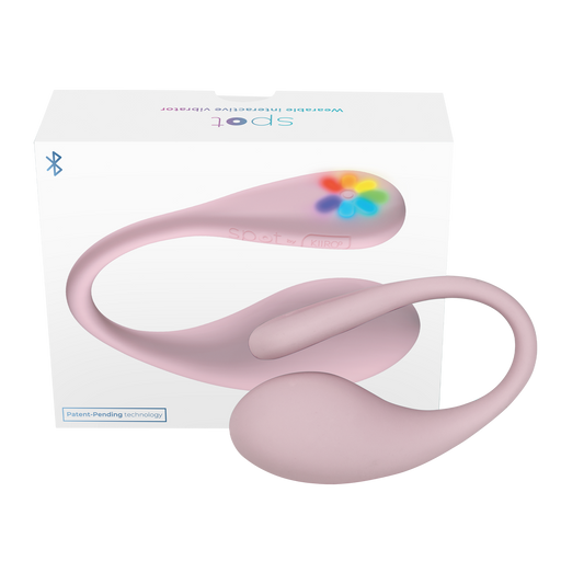Kiiroo - Spot - Draagbaar Interactief Vibrerend Eitje - Kiss Me - Roze-Erotiekvoordeel.nl