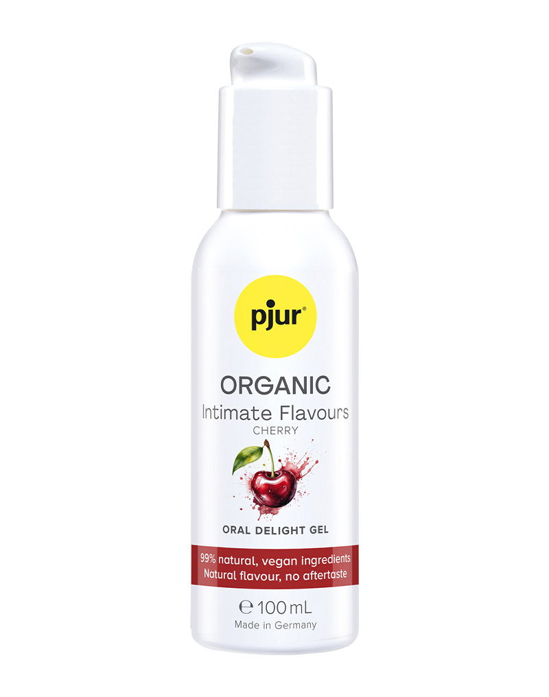 pjur - ORGANIC - Intimate Flavours - Oral Delight Gel - Kers - 100 ml-Erotiekvoordeel.nl