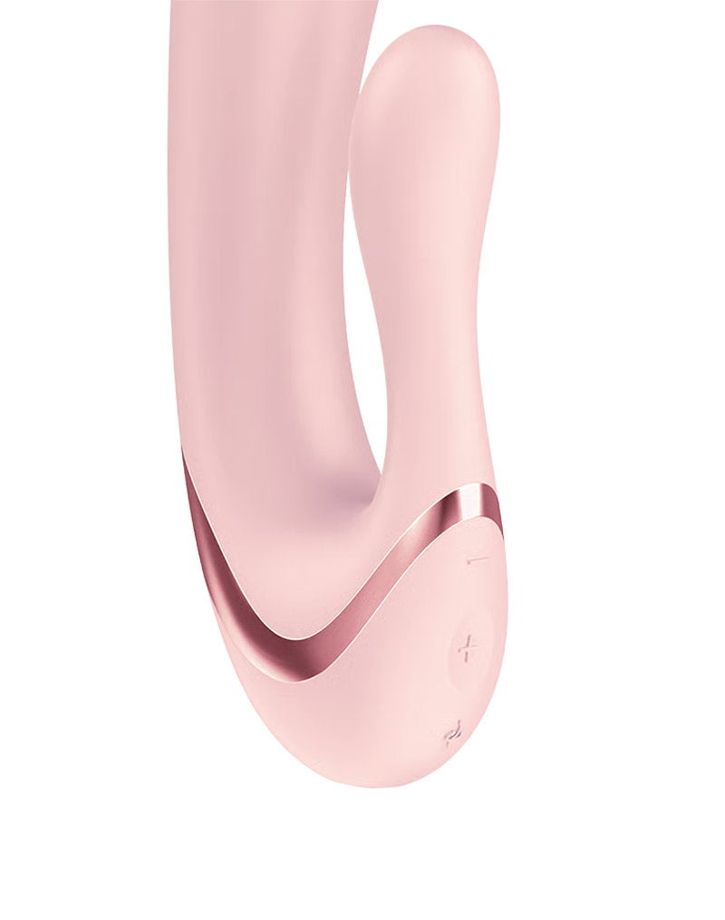 Satisfyer - Pearl Bunny 3 - Roterende Rabbit Vibrator - Roze-Erotiekvoordeel.nl