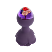 LOVISS - Posy - Garden Vibrerende Buttplug met Aafstandsbediening - Paars-Erotiekvoordeel.nl