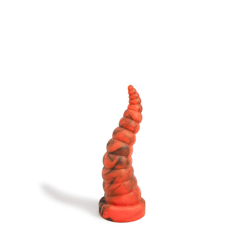 Brutus Nightmare - Horny - Vac-U-Lock Buttplug - Siliconen - Rood/Zwart-Erotiekvoordeel.nl