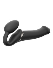Strap-On-Me - Vibrerende Strapless Strapon - 3 Motoren - Zwart-Erotiekvoordeel.nl